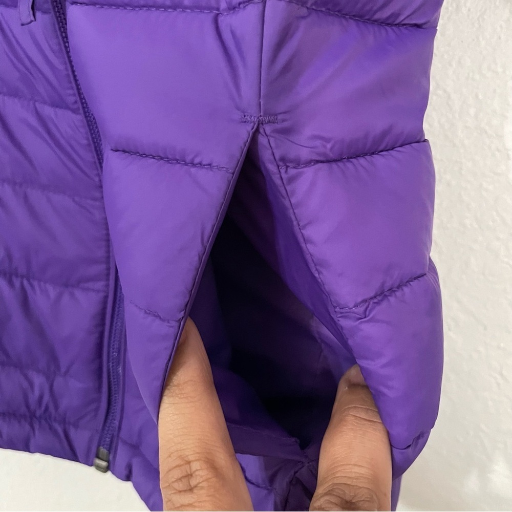 Amazon Essentials kids Purple packable puffer Jacket small 4/5 winter cozy - Picture 4 of 6